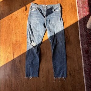 Agolde Light Blue Denim Jeans
